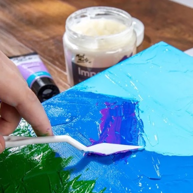 Bay vẽ, xúc màu, pha trộn màu bộ 5 cây Mont Marte - Hoạ cụ Gia Huy