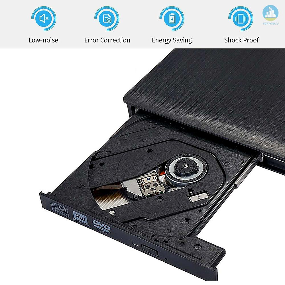 Mi Ổ Đĩa Cd / Dvd Usb 3.0 Siêu Mỏng Cho Windows / Mac Os | BigBuy360 - bigbuy360.vn