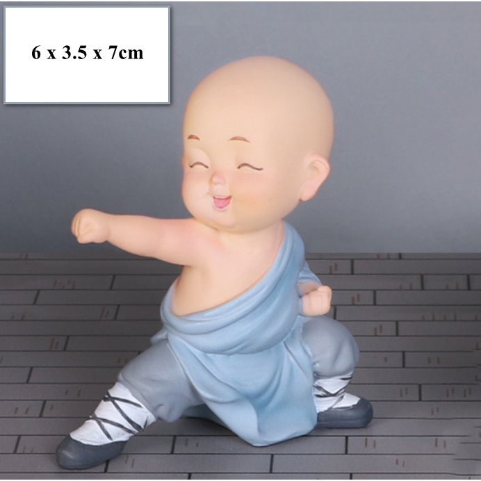 Bộ Sưu Tập Nhiều Mẫu Tượng Những Chú Tiểu Ngộ Nghĩnh, Bình An, An Nhiên Trang Trí Ô Tô Bàn Làm Việc