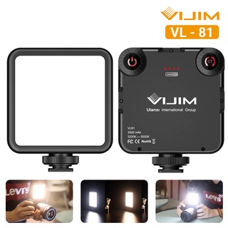 Hình ảnh Đèn chụp hình Studio mini Ulanzi VIJIM VL81 - Pin tích hợp 3000mAh công suất 6.5W chính hãng