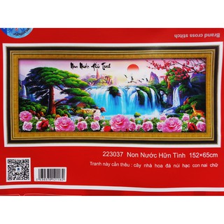 Tranh chữ thập non nước hữu tình