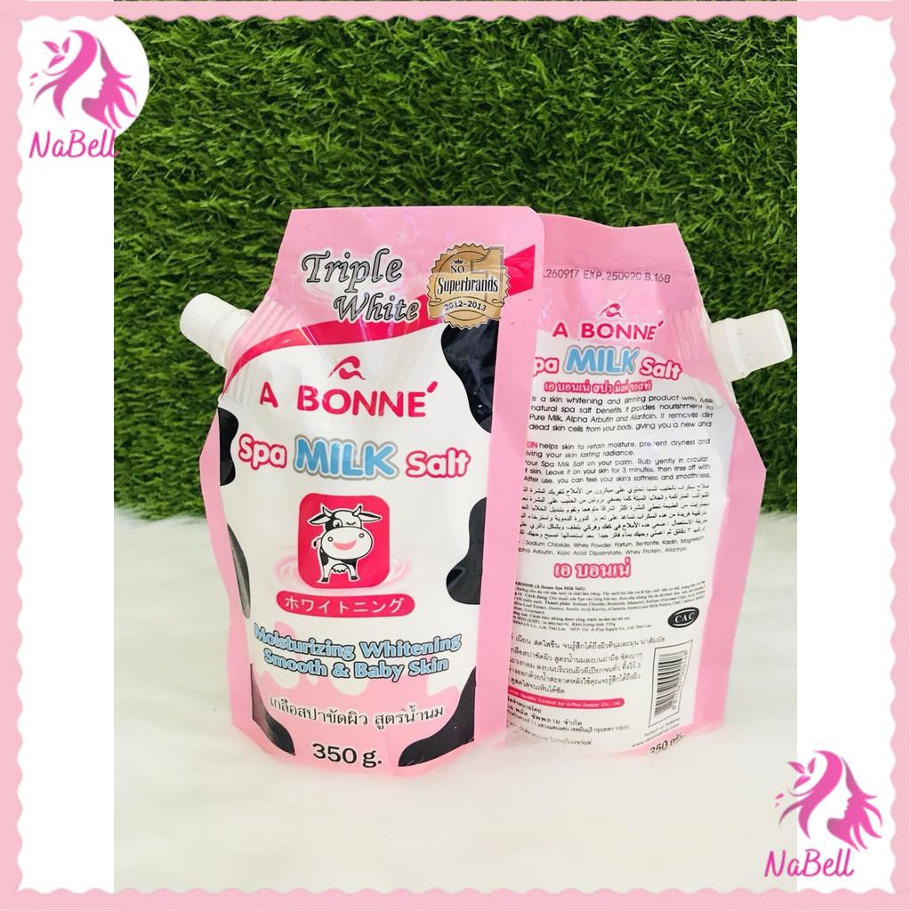 Muối Tắm con bò Tẩy Tế Bào Chết A Bonne Spa Milk Salt 350gr - Thái Lan