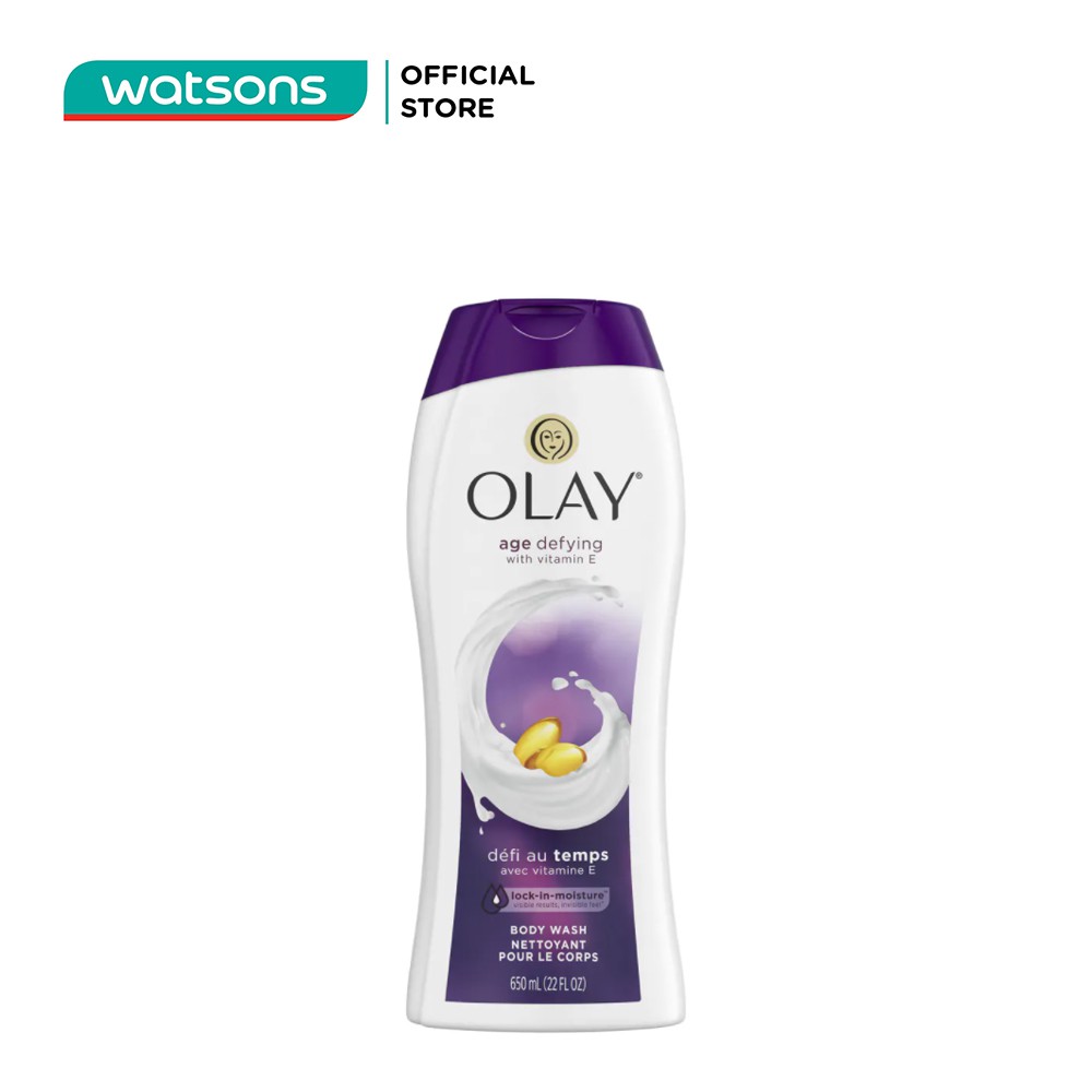 Sữa Tắm Olay Age Defying With Vitamin E Chống Lão Hóa 650ml