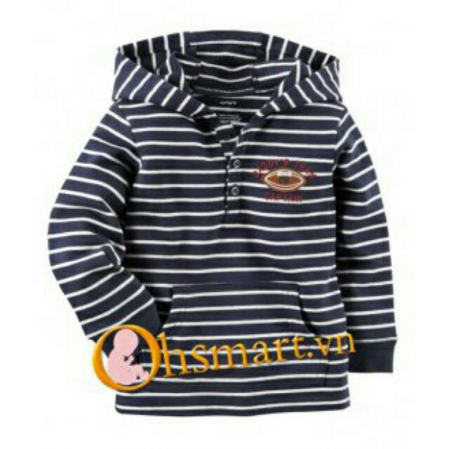Áo Hoodie Carter’s, Cambodia xuất xịn Xanh đen: 6Y, các màu còn lại size 4Y cho bé 15-17kg
