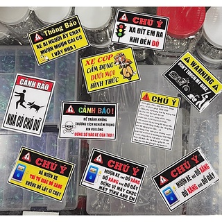 Tem Cảnh Báo Mẫu 1 Hài Hước Độc Lạ Nhất Hiện Nay (GIAO NGẪU NHIÊN)