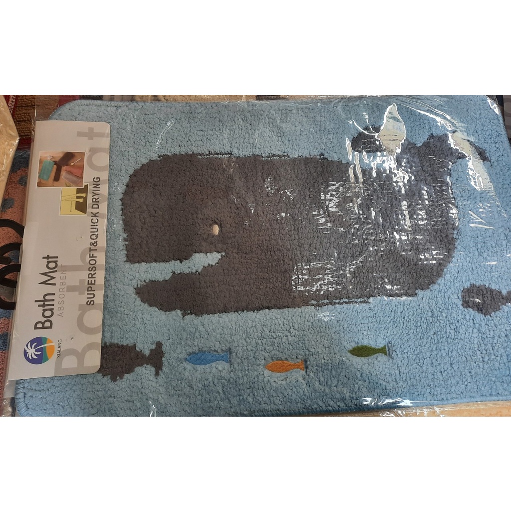 Thảm chùi chân hình thú đáng yêu chọn mẫu. Thảm lau chân nhập khẩu cao cấp Bath Mat