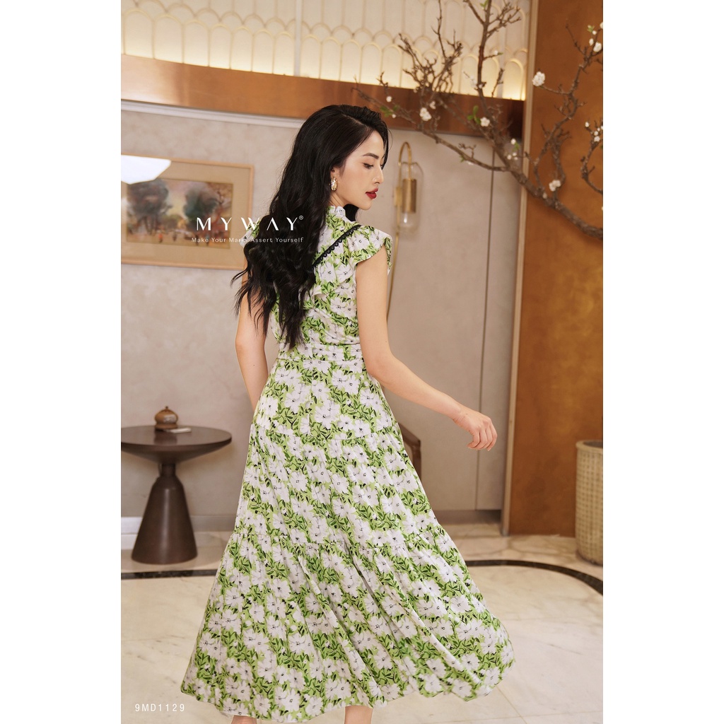 Đầm Hè Maxi Nữ MY WAY Họa Tiết Cao Cấp 9MD1129 - HA1