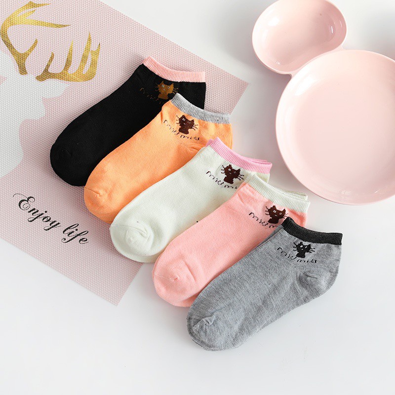 Tất mỏng cổ thuyền thoáng khí phong cách thời trang xuân hè dành cho nữ