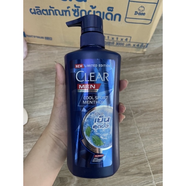 Dầu gội Clear Bạc hà 450ml - Thái Lan