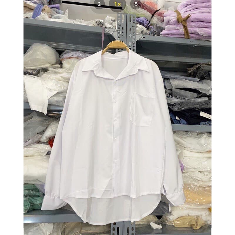 [RẺ VÔ ĐỊCH] HÀNG SẴN Áo Sơ Mi Đũi Oversize Đủ Màu
