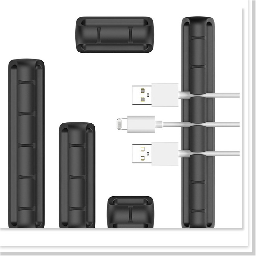 Cố Định Dây Điện 💕SALE💕 Dụng cụ silicon giúp cố định 3 đầu dây sạc, dây điện CM-03 9464 | BigBuy360 - bigbuy360.vn