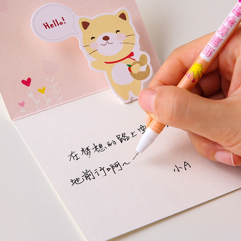 Thiệp Mừng Hình Động Vật Hoạt Hình 3D Dễ Thương Nhiều Màu Sắc