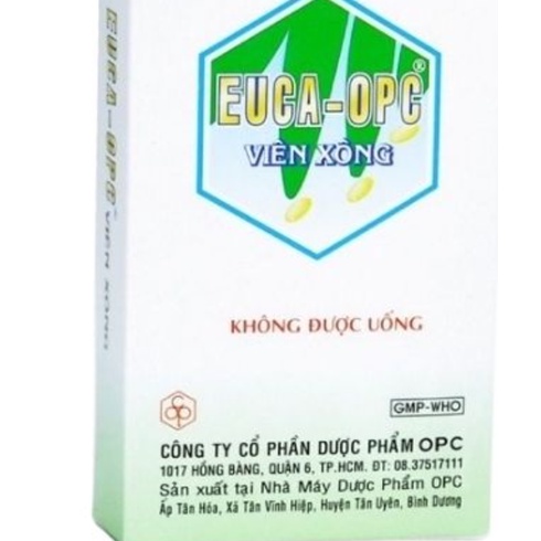 Viên xông mũi họng, cảm cúm Euca OPC (hộp 20v) - Đông Anh Pharmart