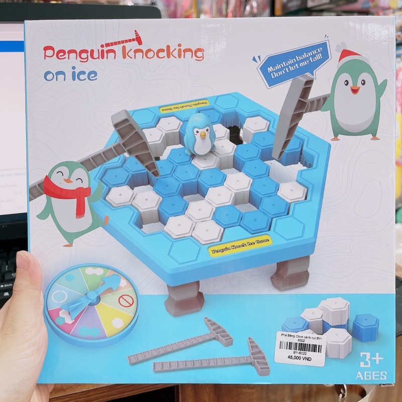🐧HOT🐧Trò Chơi Đập Chim Cánh Cụt Vui Nhộn Cho Bé-Có Nhạc-Đồ Chơi Đập Phá Ô Băng Foxi Giải Cứu Chim Cánh Cụt