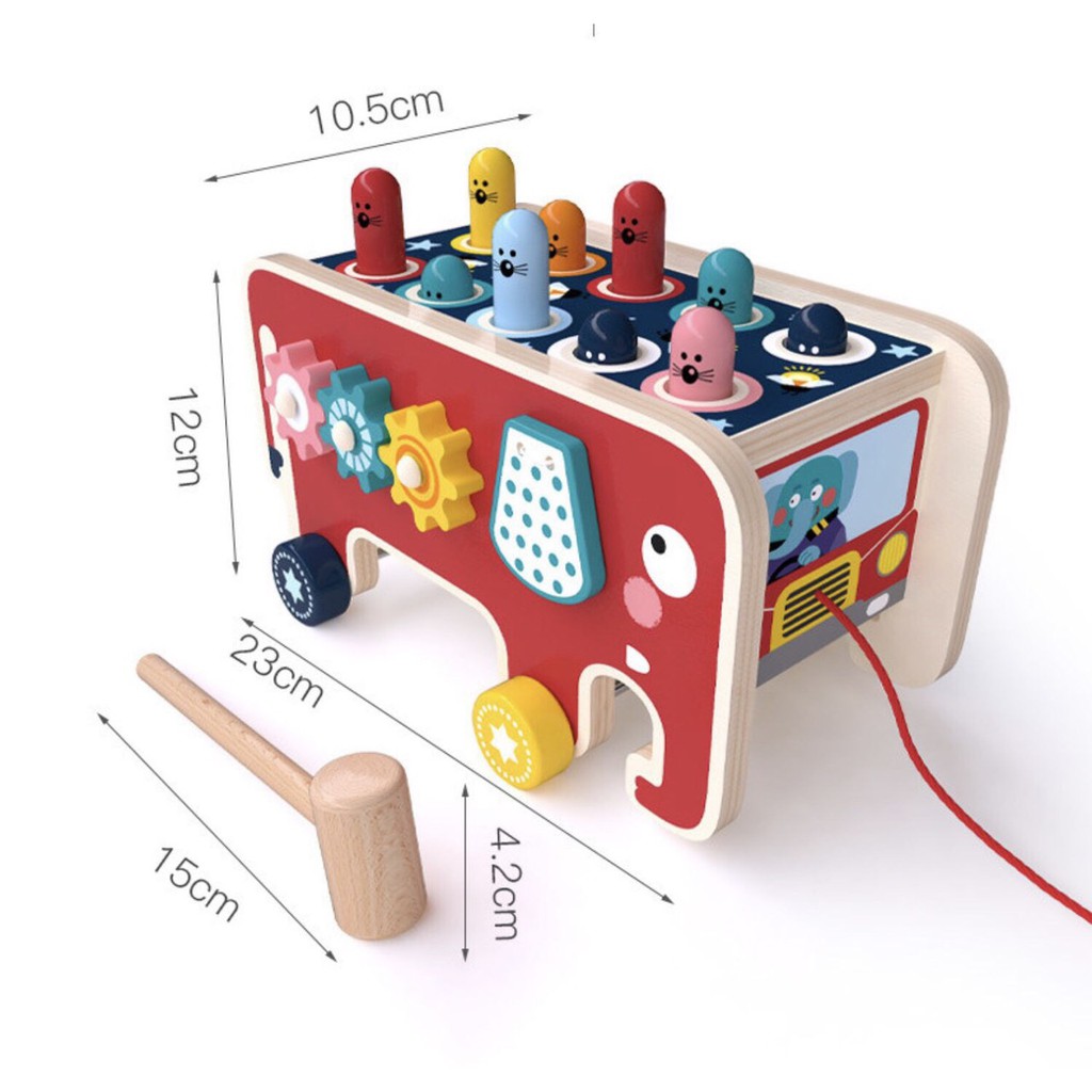 Đồ chơi đập chuột phát nhạc cho bé [ Hàng có sẵn ]
