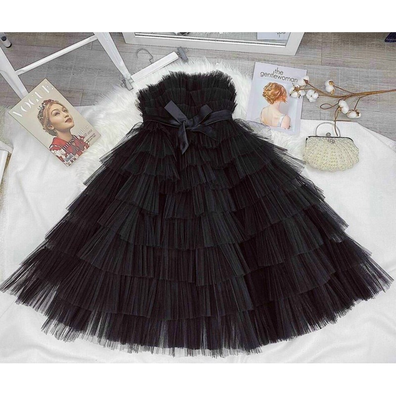 [Mã WAMT1505 giảm 10K đơn 0K] ĐẦM REN TẦNG BẸT VAI (KÈM VIDEO HÌNH THẬT) | BigBuy360 - bigbuy360.vn