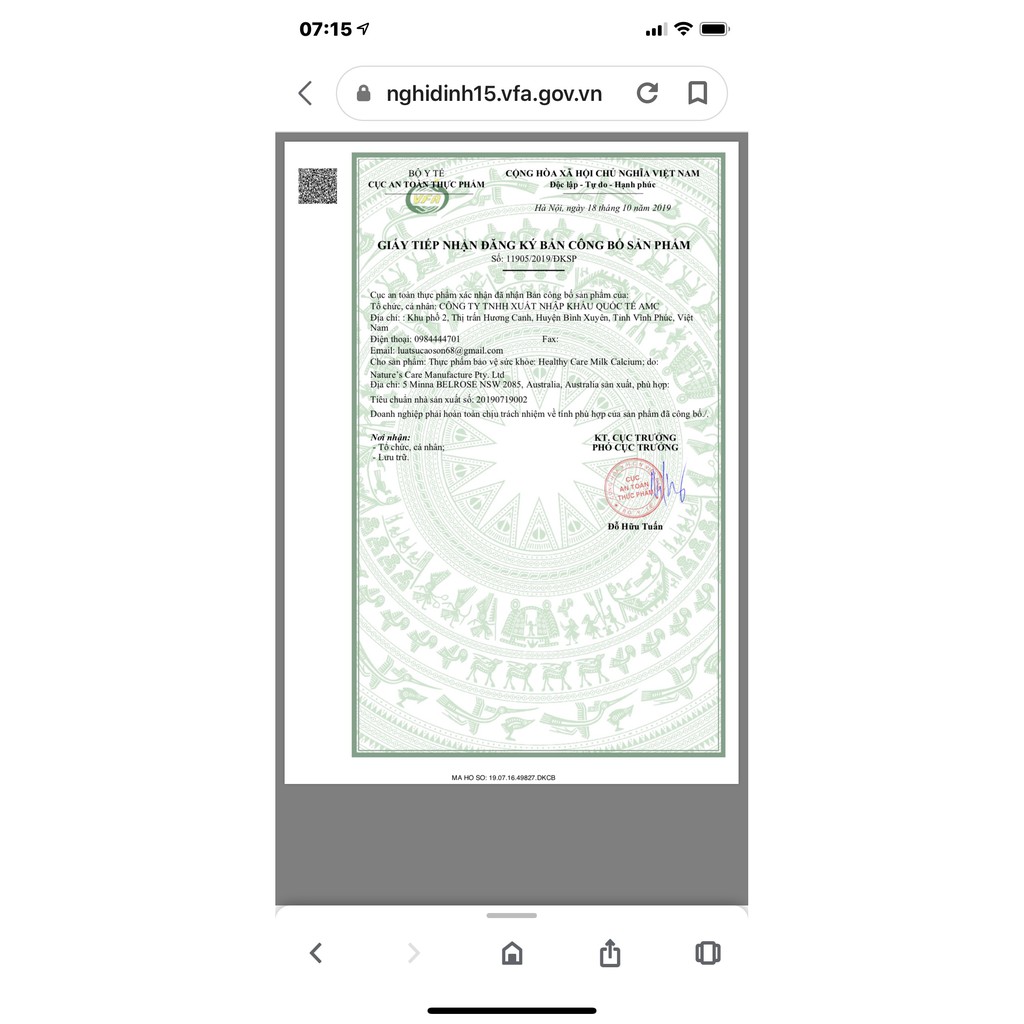 Viên uống Canxi milk Heathy Care hàng Nội Địa Úc