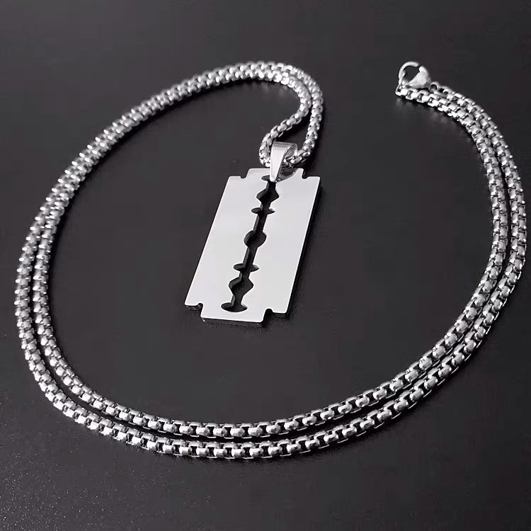 Chain Necklace vòng cổ titan phối DLAM không gỉ không đen siêu bền nam nữ unisex