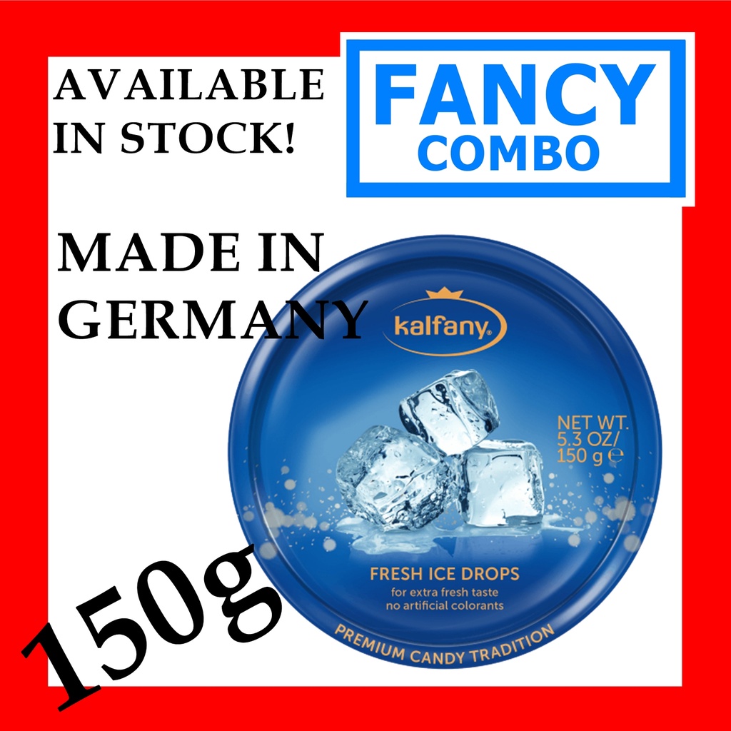 Kẹo Ngậm KALFANY BẠC HÀ TỰ NHIÊN 150g - MÁT HỌNG và CẢM THẤY THOẢI MÁI. Sản xuất tại nước Đức