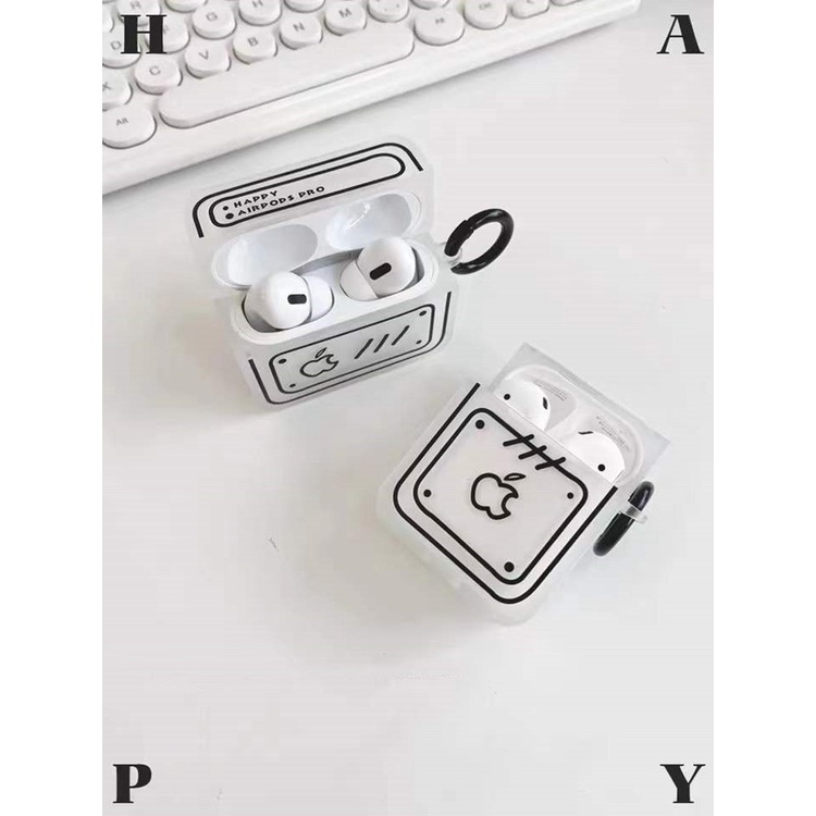 Vỏ Bảo Vệ Hộp Sạc Tai Nghe Bluetooth Airpods 1 2 3 Pro 2 PRO2 Airpods3 Thiết Kế Đơn Giản Thời Trang