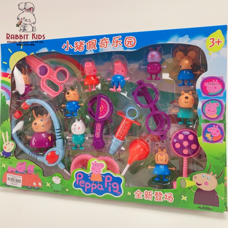 Bộ Đồ Chơi Bác Sĩ Peppa pig-Bác sĩ Lợn