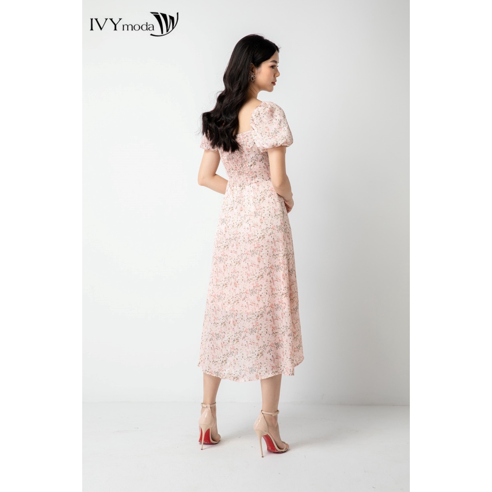 Đầm nữ họa tiết hoa IVY moda MS 48M6687