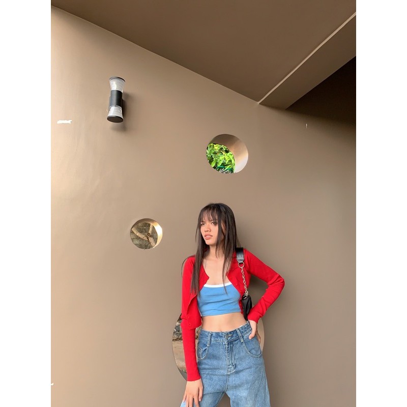 áo cardigan len 💙 freeship 💙  Áo len croptop nữ | BigBuy360 - bigbuy360.vn