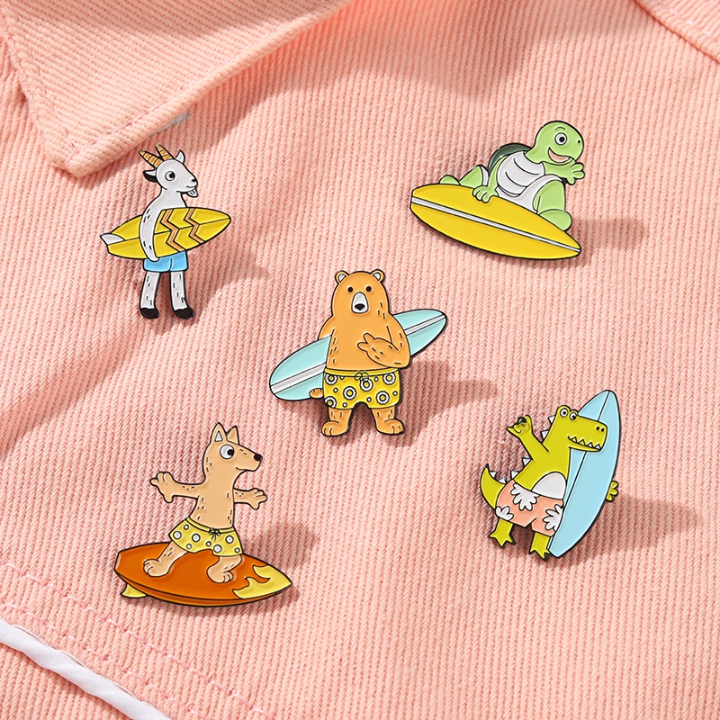 Ghim Cài Áo Hình Động Vật Đáng Yêu