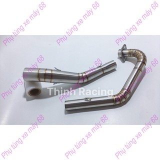 Cổ pô 2 khúc from thẳng WRX size 34-51 gắn Ex150 Ex135 cổ ghép cực đẹp