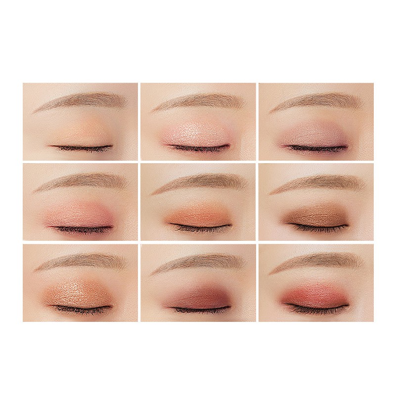 Bảng Phấn Mắt 9 Ô CoolBarbie Tông Cam Đất CB22 | BigBuy360 - bigbuy360.vn