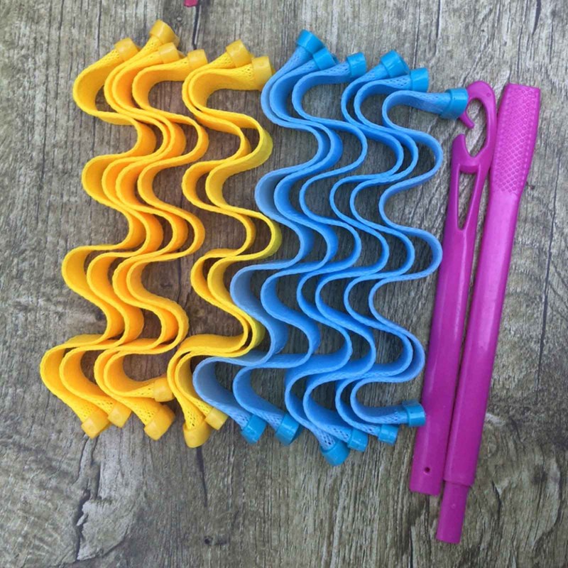 [Hàng mới về] Bộ 12 dụng cụ uốn tóc xoăn tiện dụng