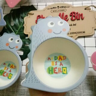 Bát Ăn Dặm Lúa Mạch Hình Con Vật Dễ Thương