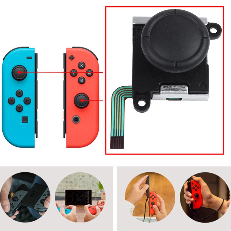 Cần điều khiển 3D của ngón cái dự phòng dành cho tay cầm chơi game Nintendo Switch