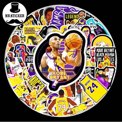 Sticker dán mũ nón bảo hiểm dán mũ bảo hiểm, laptop in hình giải bóng rổ NBA - DB.063