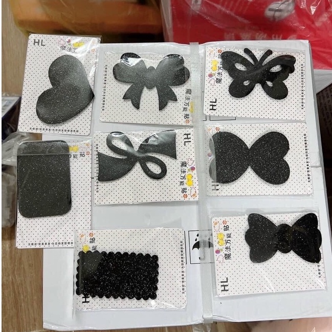 Set 10 miếng dán tóc tự dính cố định tóc khi trang điểm nhiều hình tienich247