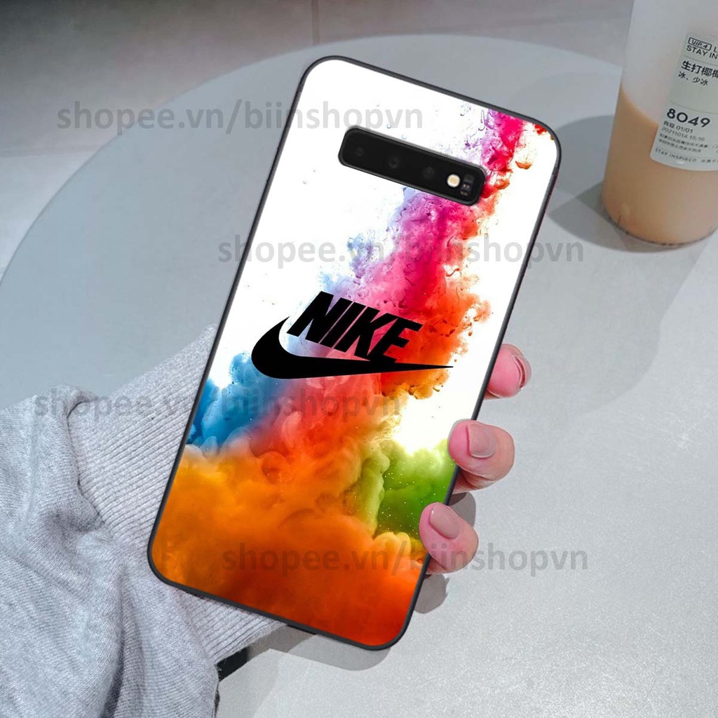 Ốp Samsung S10 / S10 5G / S10 Plus / S10+ in hình thương hiệu nhiều màu sắc thể thao cá tính thời trang