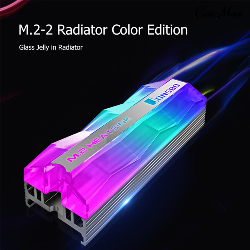 Canmove Jonsbo M.2-2 RGB/ARGB Colorful Light SSD Heatsink Solid State Hard Disk Radiator