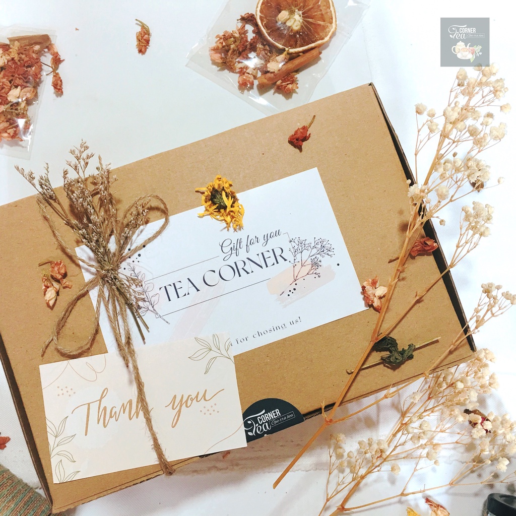 Gift set trà hoa quà tặng sinh nhật, dịp đặc biệt cho chị em phụ nữ người thân bạn bè