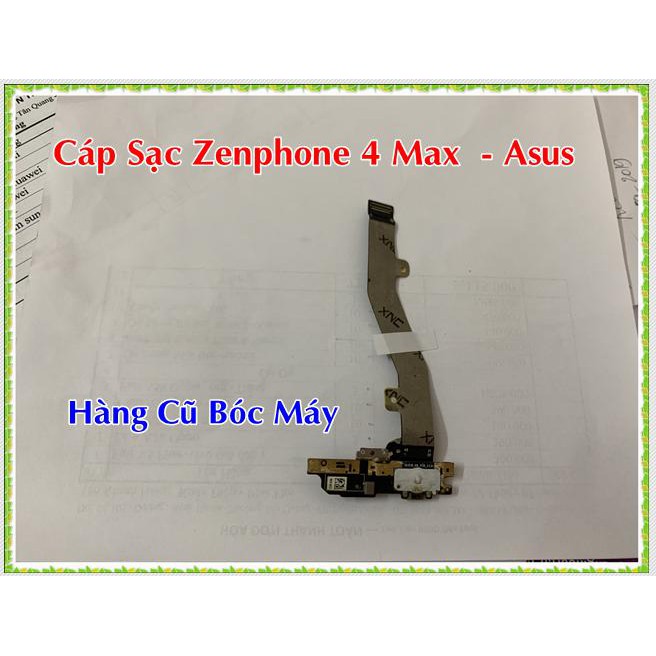 Cáp Sạc Zenphone 4 max - Asus (hàng Cũ Tháo máy)