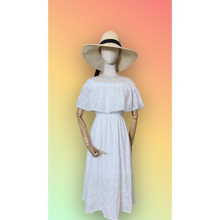 Váy maxi 2 dây, chất liệu thô cao cấp
