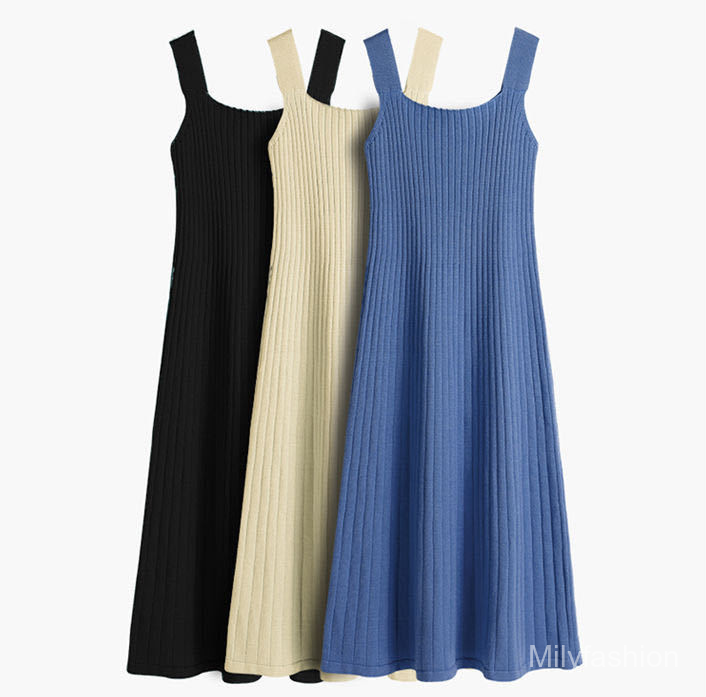 💕Ladies Fashionable Knit A shape Dress