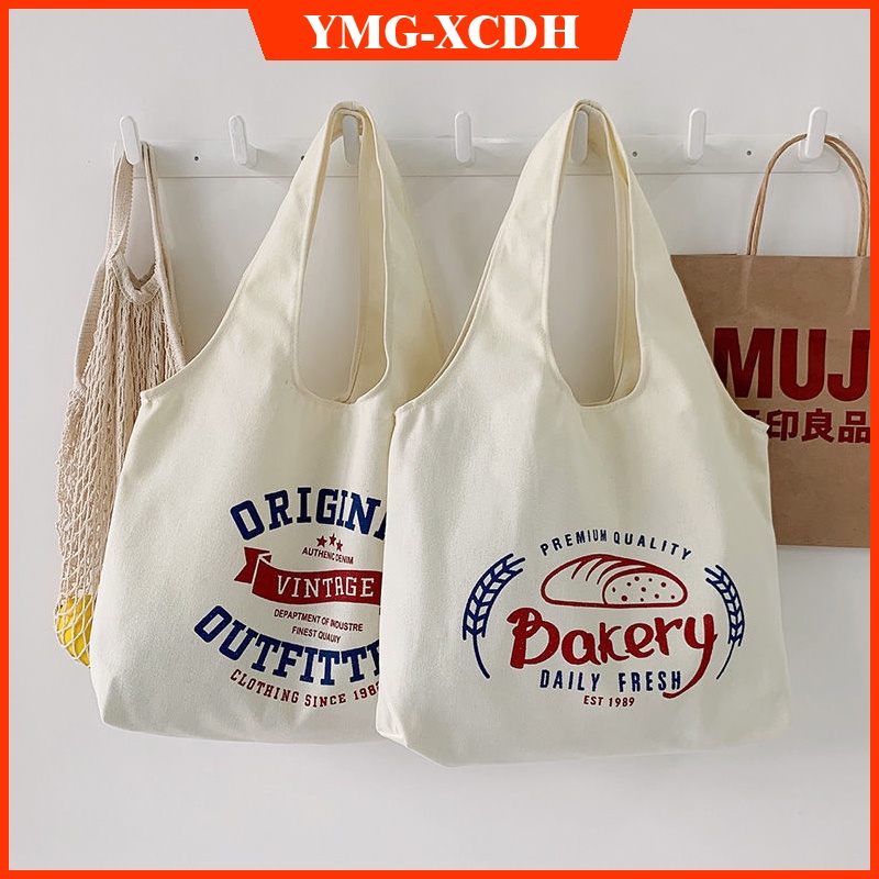 Ymg-xcdh Túi Xách Canvas Sức Chứa Lớn Phong Cách Nhật Bản Phù Hợp Với Học Sinh Nữ Đi Học Và Đi Chơi Ngoài Trời 6011409