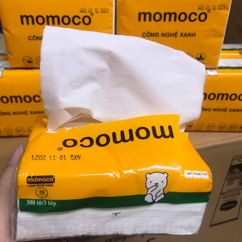 30 gói Giấy cao cấp  MoMoCo  MỊN - DAI