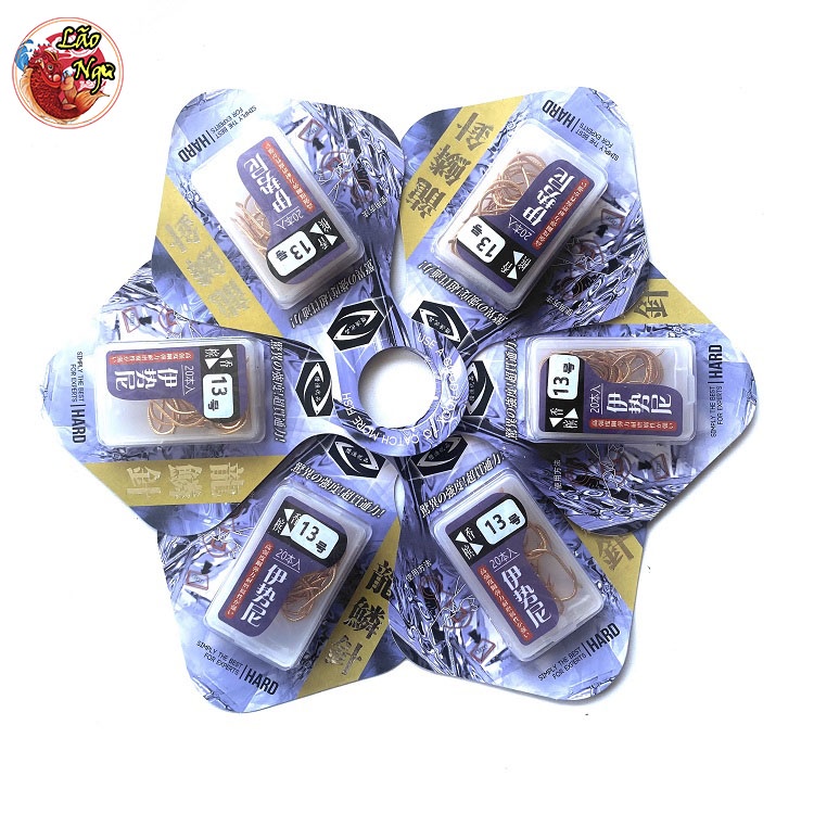 Lưỡi Câu Cá KIM LONG Nhật Bản (20 chiếc) Màu Vàng Đồng Siêu Bén Lưỡi Câu Có Ngạnh Siêu Bền Cao Cấp