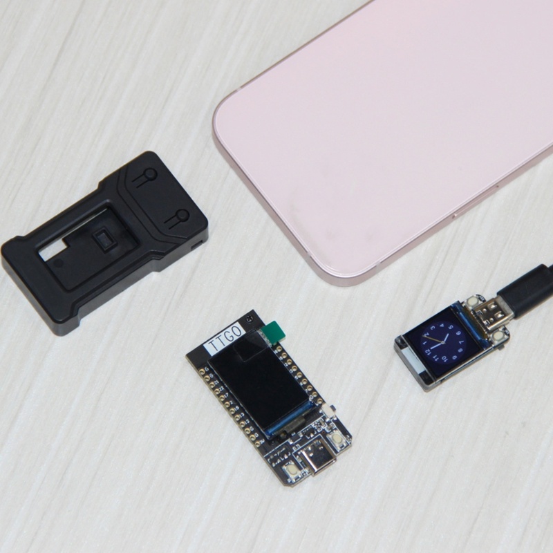 Bảng Mạch WiFi Màn Hình LCD Không Dây T-QT ESP32-S3 GC9107 0.85 inch