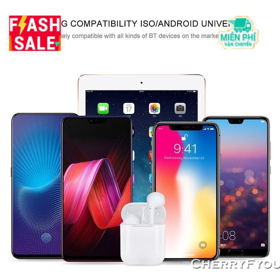 Bộ tai nghe I9s TWS không dây kết nối bluetooth cho iPhone/Samsung/Xiaomi Mi/Huawei