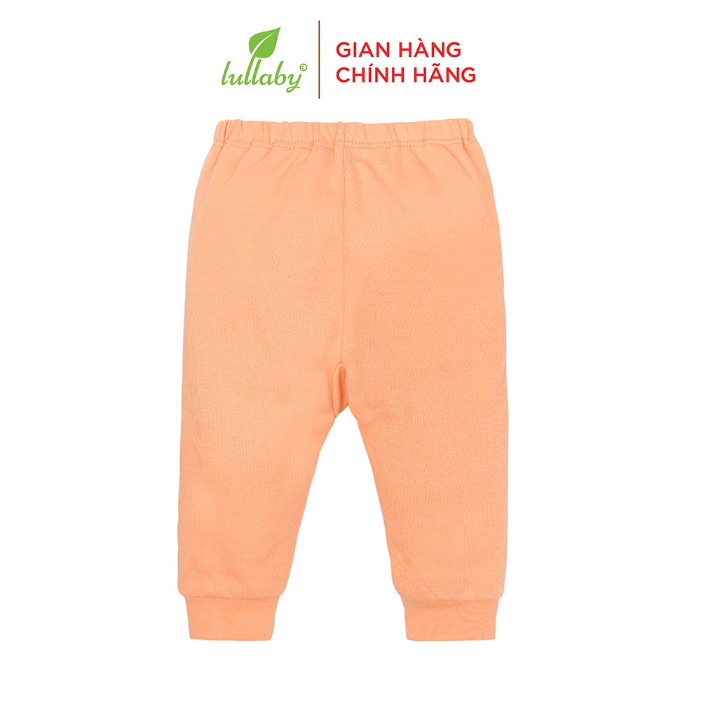 LULLABY Quần dài đáp đũng bo gấu bé gái NH674P