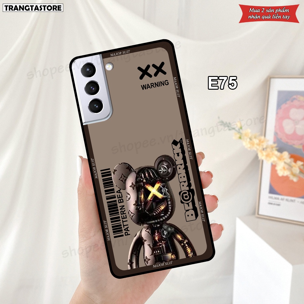 Ốp lưng Samsung S21 5G / S21 Plus 5G / S21+ 5G / S21 Ultra 5G / S21 FE 5G in hình gấu Bearbrick,Metal Style,Doremon siêu
