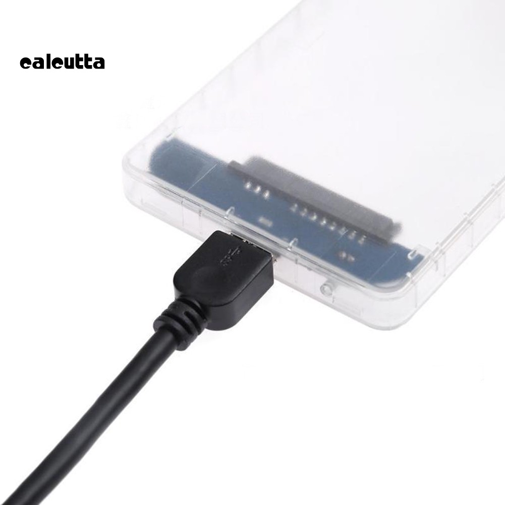 ✡DP✡2.5 Inch USB 3.0 SATA HDD Hard Disk External Enclosure Transparent Case Box | WebRaoVat - webraovat.net.vn