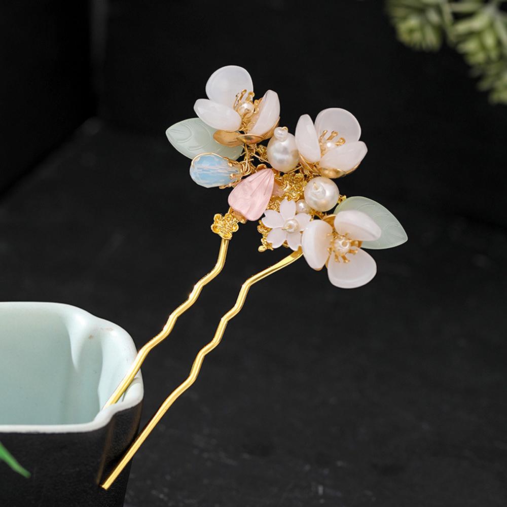 Trâm Cài Tóc Chữ U Phong Cách Vintage Đơn Giản Cho Cô Dâu
